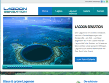 Tablet Screenshot of lagoon-sensation.de